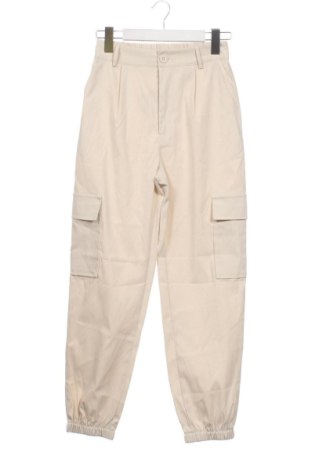 Damskie spodnie Unbranded, Rozmiar XS, Kolor ecru, Cena 78,99 zł