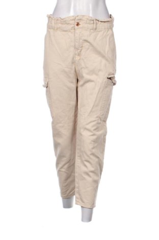 Дамски панталон Zara, Размер M, Цвят Бежов, Цена 14,31 €