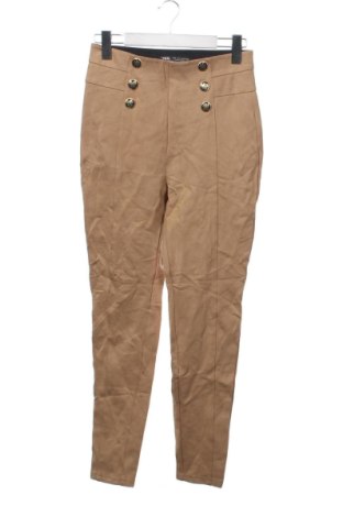 Pantaloni de femei Zara, Mărime S, Culoare Bej, Preț 85,99 Lei
