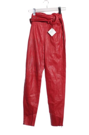 Дамски панталон Zara, Размер XS, Цвят Червен, Цена 31,65 €