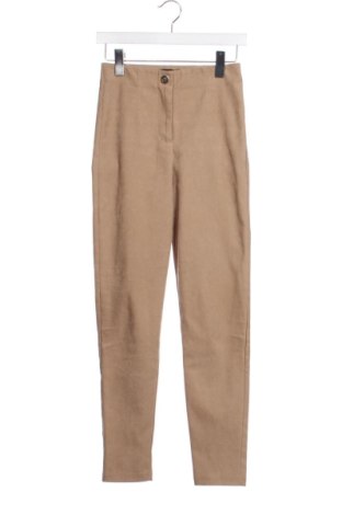 Дамски панталон Zara, Размер XS, Цвят Кафяв, Цена 13,81 €