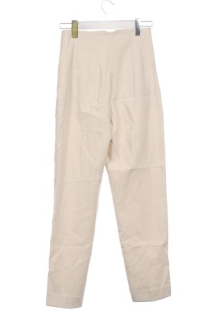 Pantaloni de femei Zara, Mărime XS, Culoare Ecru, Preț 85,99 Lei