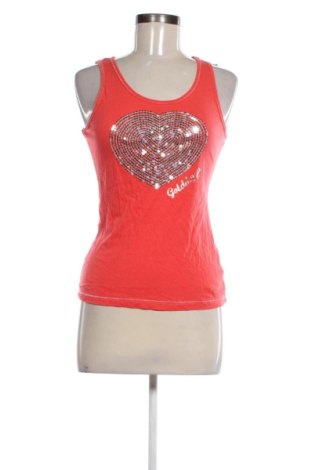 Damentop Golddigga, Größe XS, Farbe Rot, Preis 9,00 €