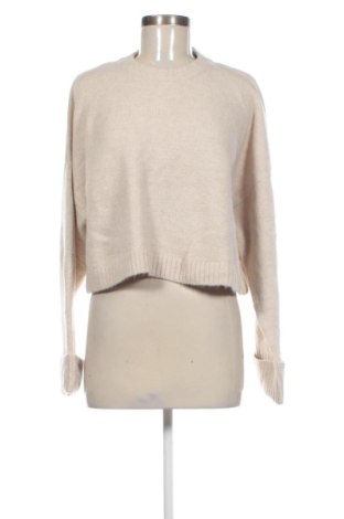 Дамски пуловер Bershka, Размер L, Цвят Бежов, Цена 24,03 €