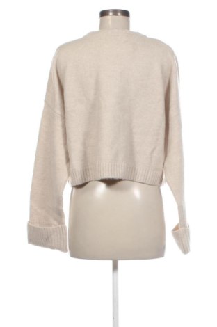 Дамски пуловер Bershka, Размер L, Цвят Бежов, Цена 24,03 €