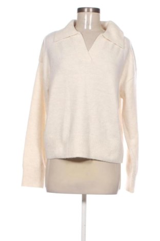Damenpullover New Look, Größe M, Farbe Ecru, Preis 30,99 €