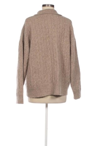Damski sweter Zara, Rozmiar L, Kolor Beżowy, Cena 75,02 zł