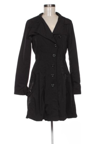 Damen Trenchcoat Clockhouse, Größe M, Farbe Schwarz, Preis 34,79 €
