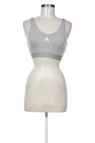 Γυναίκειο αθλητικό τοπ Adidas, Μέγεθος XS, Χρώμα Γκρί, Τιμή 36,18 €, #136529206