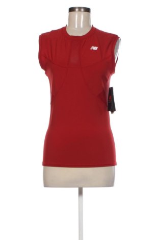 Damski sportowy top New Balance, Rozmiar M, Kolor Czerwony, Cena 207,99 zł