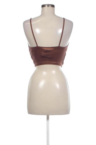 Дамски топ Bershka, Размер XXS, Цвят Кафяв, Цена 15,33 €