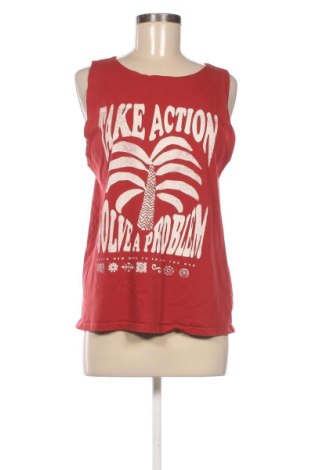 Дамски топ Pull&Bear, Размер L, Цвят Червен, Цена 14,77 €