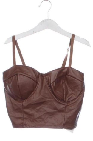 Γυναικείο τοπ Unbranded, Μέγεθος S, Χρώμα Καφέ, Τιμή 17,99 €