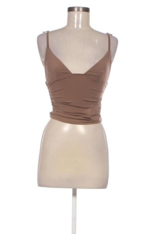 Γυναικείο τοπ Unbranded, Μέγεθος XS, Χρώμα Καφέ, Τιμή 15,00 €