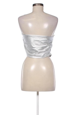 Damski top Unbranded, Rozmiar S, Kolor Srebrzysty, Cena 80,38 zł