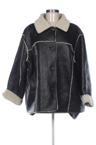 Damen Ledermantel ASOS, Größe XXL, Farbe Schwarz, Preis 95,00 €