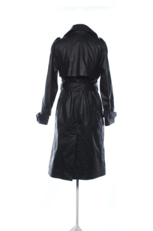 Damen Ledermantel Bershka, Größe M, Farbe Schwarz, Preis 110,00 €