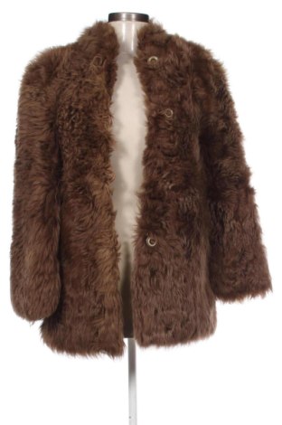 Damen Ledermantel Unbranded, Größe XL, Farbe Braun, Preis 110,00 €