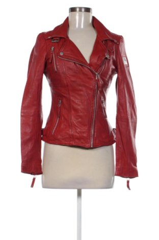 Damen Lederjacke Freaky Nation, Größe S, Farbe Rot, Preis € 80,00