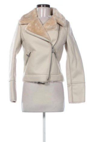 Дамско кожено яке Guess, Размер XS, Цвят Бежов, Цена 50,61 €, #136544859
