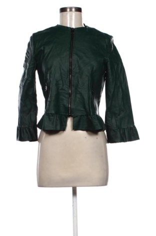 Geacă de piele pentru femei NEW COLLECTION, Mărime M, Culoare Verde, Preț 196,99 Lei
