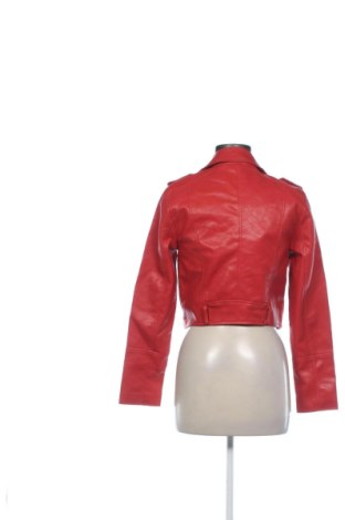 Damen Lederjacke Pull&Bear, Größe S, Farbe Rot, Preis € 38,99