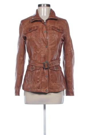 Damen Lederjacke SAKI, Größe S, Farbe Braun, Preis 32,00 €
