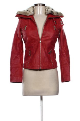 Damen Lederjacke Unbranded, Größe S, Farbe Rot, Preis 29,73 €