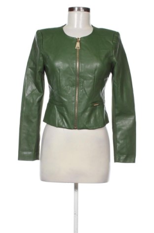 Damen Lederjacke Unbranded, Größe M, Farbe Grün, Preis 38,99 €