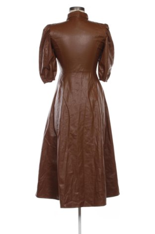 Дамско кожено яке Zara, Размер S, Цвят Кафяв, Цена 21,00 €