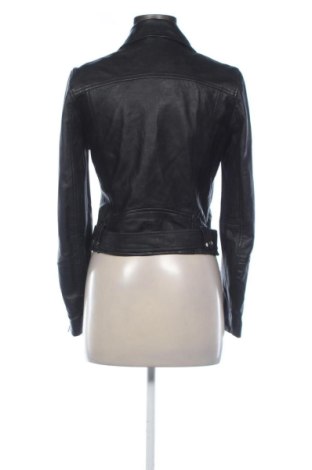 Дамско кожено яке Zara, Размер M, Цвят Черен, Цена 45,46 €