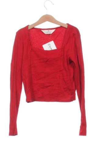Kinder Shirt H&M, Größe 10-11y/ 146-152 cm, Farbe Rot, Preis 7,99 €