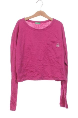 Παιδική μπλούζα United Colors Of Benetton, Μέγεθος 12-13y/ 158-164 εκ., Χρώμα Ρόζ , Τιμή 14,99 €