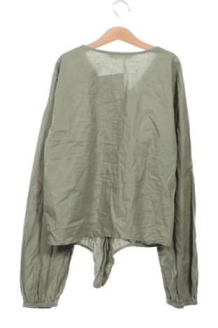 Cămașă pentru copii H&M, Mărime 15-18y/ 170-176 cm, Culoare Verde, Preț 34,99 Lei