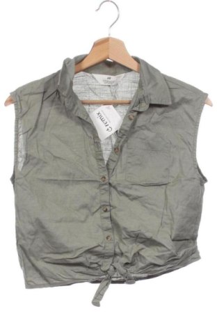 Detská košeľa  H&M, Veľkosť 11-12y/ 152-158 cm, Farba Zelená, Cena  6,00 €