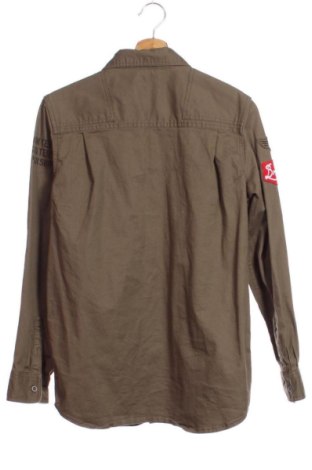 Cămașă pentru copii H&M, Mărime 14-15y/ 168-170 cm, Culoare Verde, Preț 31,28 Lei