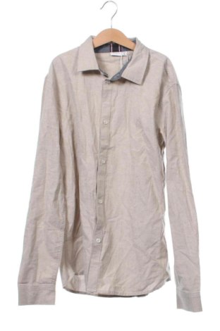 Kinderhemd Name It, Größe 12-13y/ 158-164 cm, Farbe Beige, Preis 33,99 €