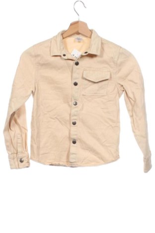 Kinderhemd Unbranded, Größe 7-8y/ 128-134 cm, Farbe Beige, Preis 7,99 €