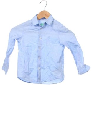 Cămașă pentru copii United Colors Of Benetton, Mărime 4-5y/ 110-116 cm, Culoare Albastru, Preț 72,99 Lei