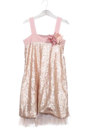 Детска рокля Monnalisa, Размер 6-7y/ 122-128 см, Цвят Златист, Цена 38,85 €