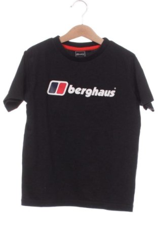 Kinder T-Shirt Berghaus, Größe 7-8y/ 128-134 cm, Farbe Schwarz, Preis 10,23 €
