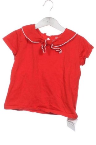 Dziecięcy T-shirt H&M, Rozmiar 4-5y/ 110-116 cm, Kolor Czerwony, Cena 26,79 zł