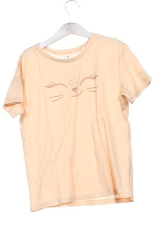 Dziecięcy T-shirt H&M, Rozmiar 8-9y/ 134-140 cm, Kolor Beżowy, Cena 43,86 zł