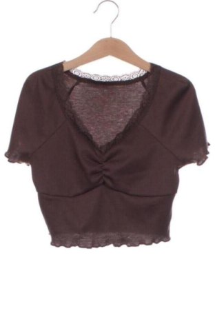 Dziecięcy T-shirt SHEIN, Rozmiar 10-11y/ 146-152 cm, Kolor Brązowy, Cena 26,99 zł