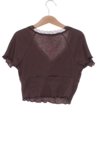 Dziecięcy T-shirt SHEIN, Rozmiar 10-11y/ 146-152 cm, Kolor Brązowy, Cena 26,99 zł
