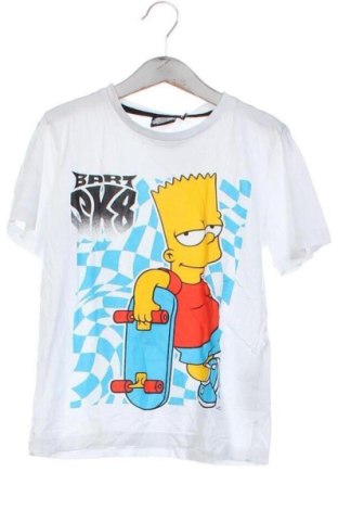 Dziecięcy T-shirt The Simpsons, Rozmiar 7-8y/ 128-134 cm, Kolor Biały, Cena 26,99 zł