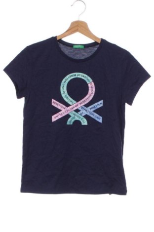 Детска тениска United Colors Of Benetton, Размер 11-12y/ 152-158 см, Цвят Син, Цена 8,18 €