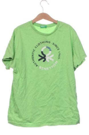 Kinder T-Shirt United Colors Of Benetton, Größe 11-12y/ 152-158 cm, Farbe Grün, Preis 8,00 €