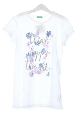 Kinder T-Shirt United Colors Of Benetton, Größe 13-14y/ 164-168 cm, Farbe Weiß, Preis 8,00 €