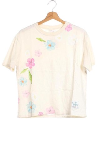 Dziecięcy T-shirt Zara, Rozmiar 13-14y/ 164-168 cm, Kolor Beżowy, Cena 32,15 zł